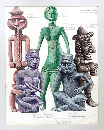 West African Statues or Universal Human Types